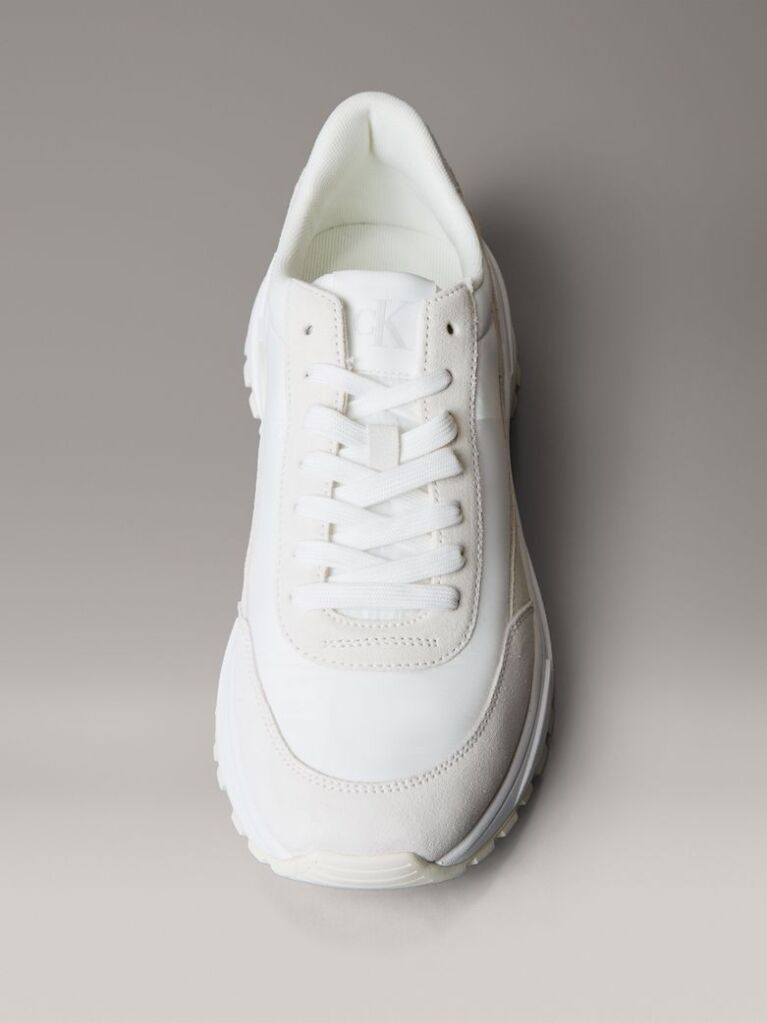 Λευκό Σουέτ Sneakers  Άνδρας