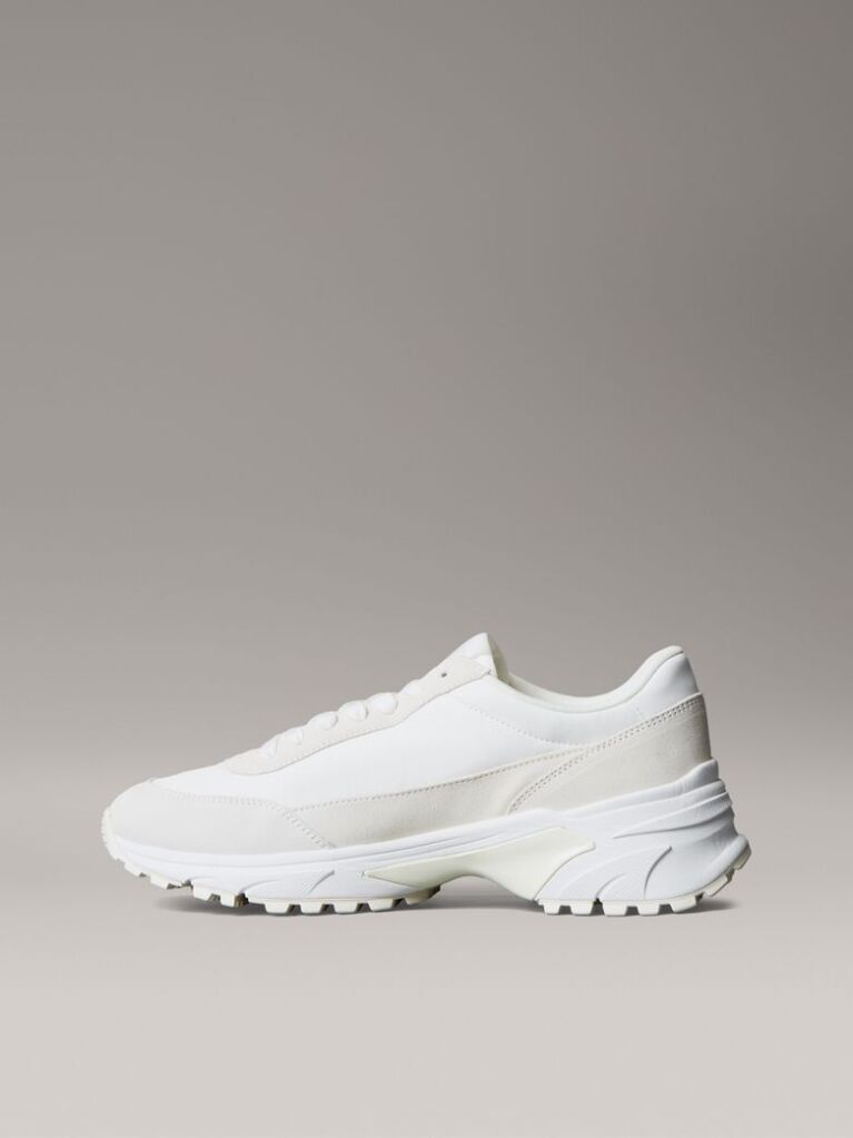 Λευκό Σουέτ Sneakers  Άνδρας