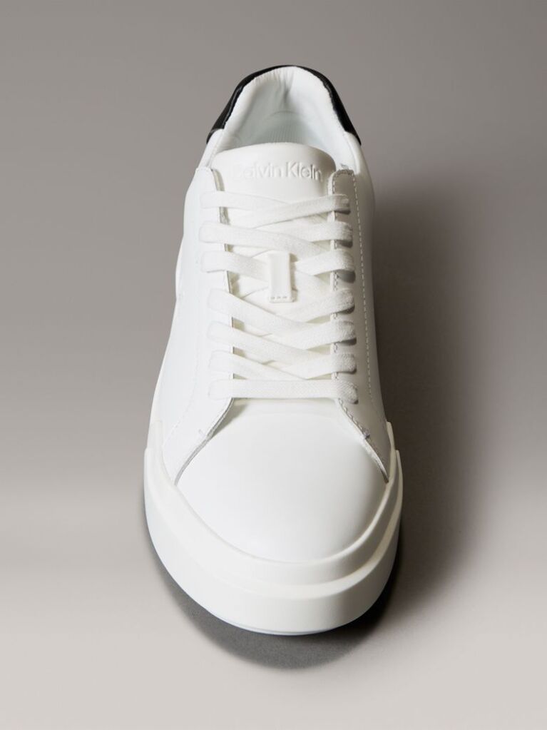 Λευκό Δερμάτινα Sneakers NYC   Άνδρας