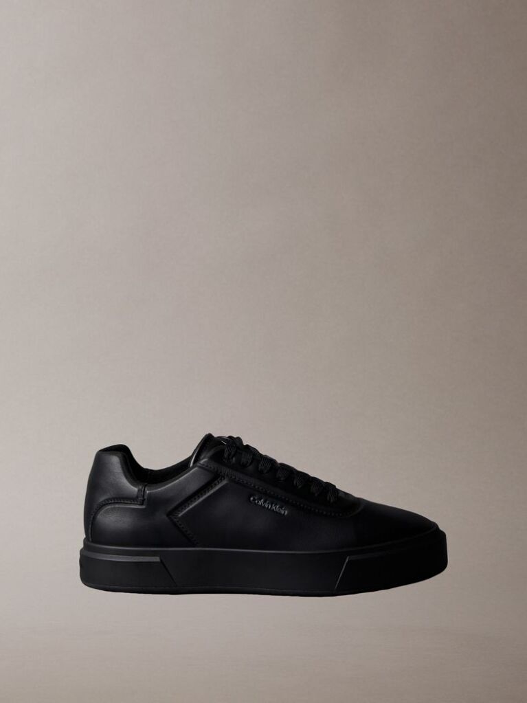 Μαύρο Premier - Signature Δερμάτινα Sneakers  Άνδρας