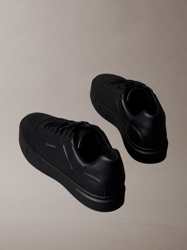 Μαύρο Premier - Signature Δερμάτινα Sneakers  Άνδρας