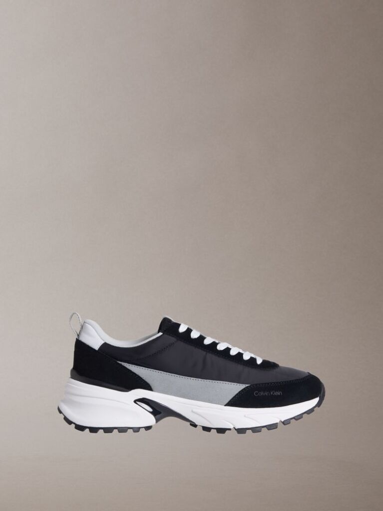 Μαύρο Sneakers Από Σουέτ Και Νάιλον  Άνδρας