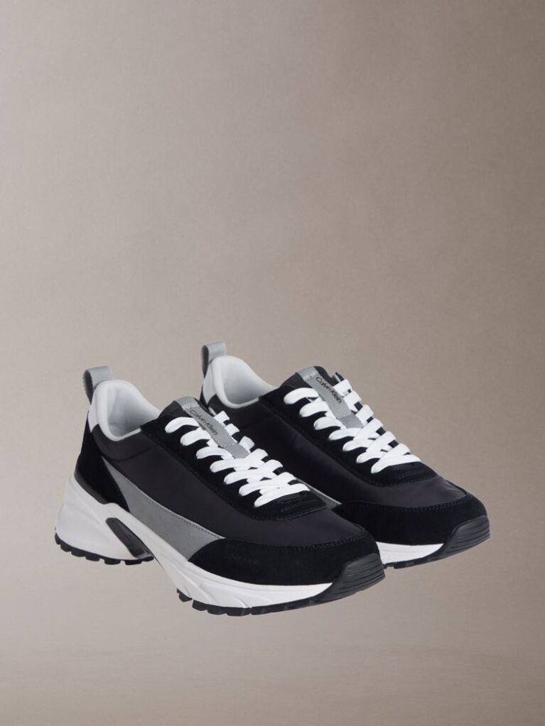 Μαύρο Sneakers Από Σουέτ Και Νάιλον  Άνδρας