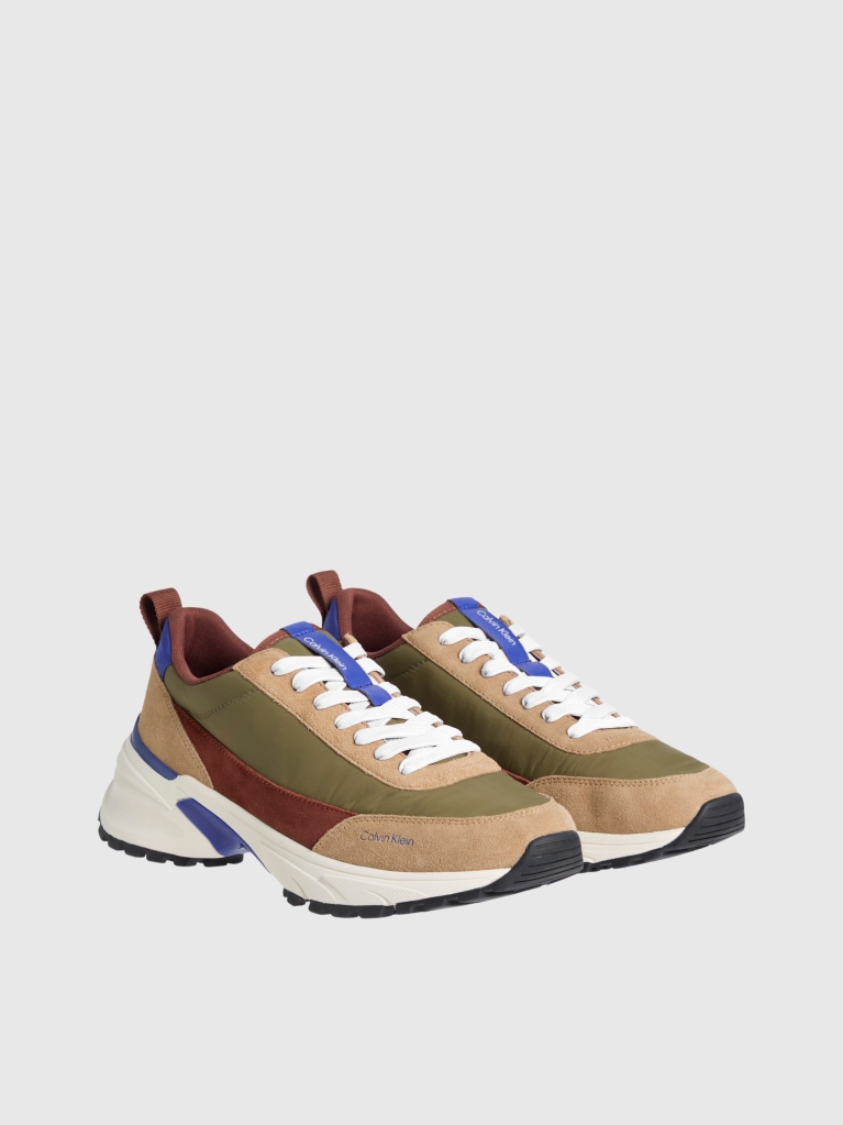 Multi Sneakers Από Σουέτ Και Νάιλον  Άνδρας