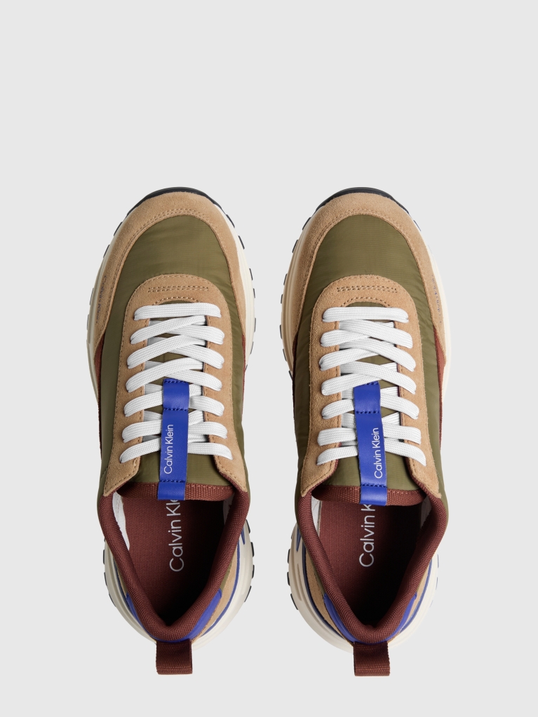 Multi Sneakers Από Σουέτ Και Νάιλον  Άνδρας